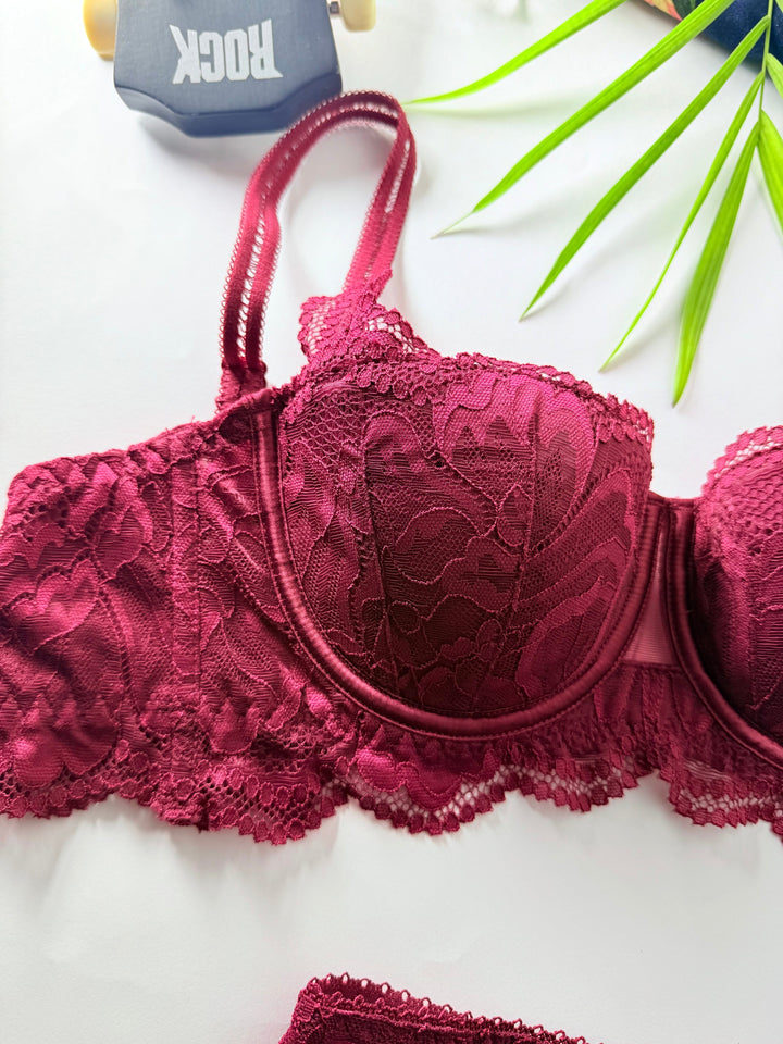 Paded Push Up Bra Panty Set Lish Blish