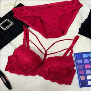 Thin Pad Push Up Bra Set Lish Blish