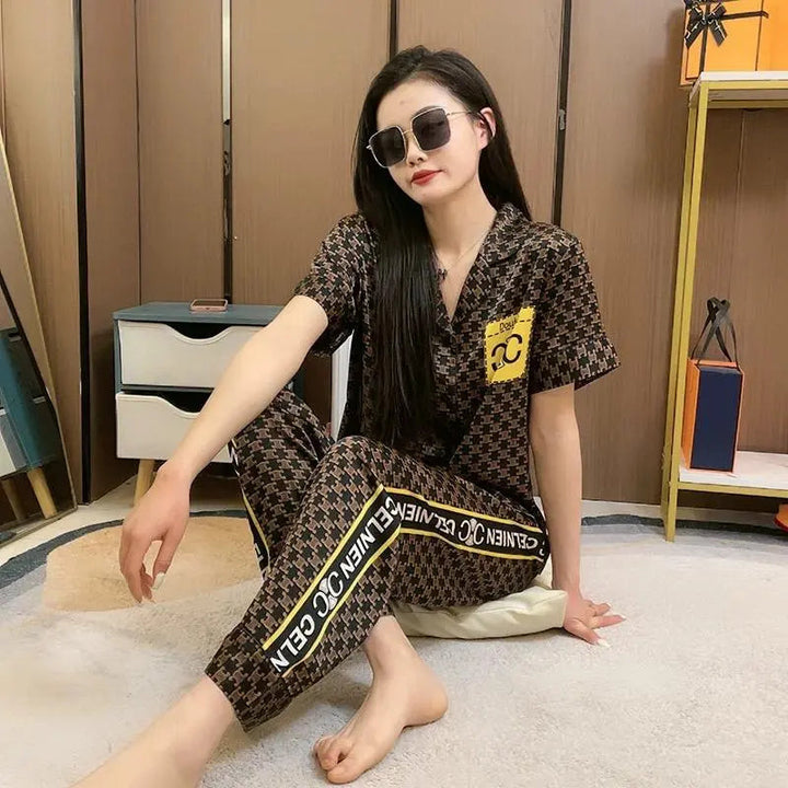 Leopard Print PJ Set Lish Blish