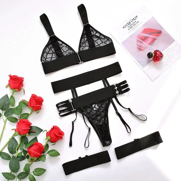 Black Lust Nighty Set Lish Blish