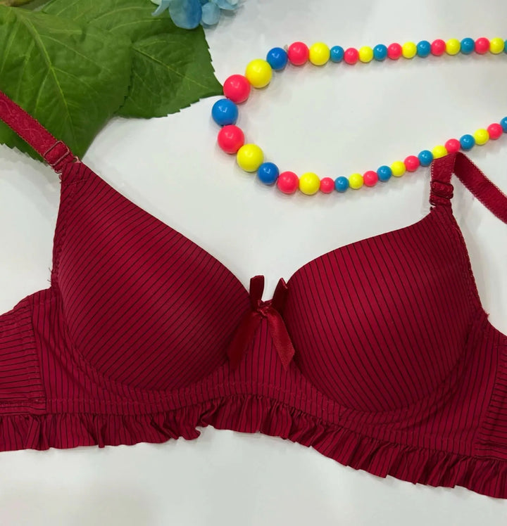 Cute Ruffled Edge Bra Lish Blish