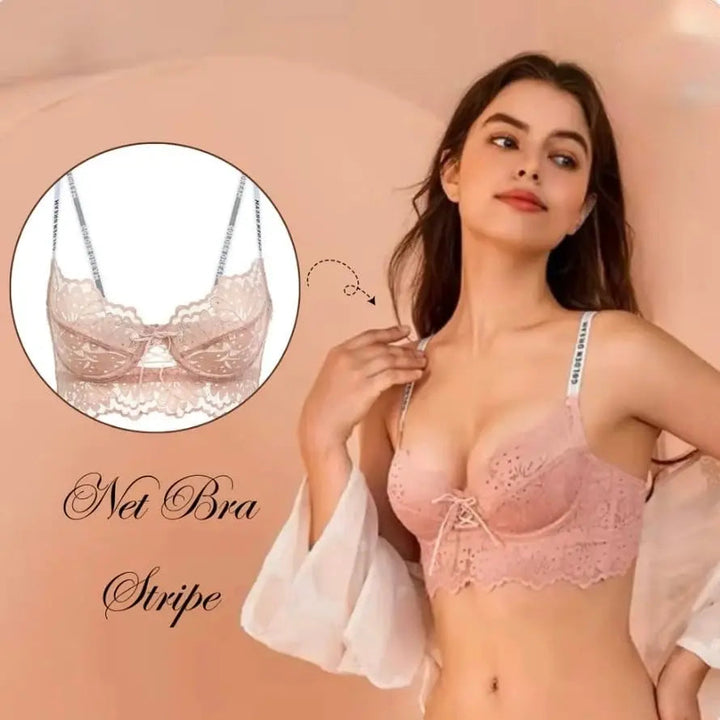 Net Stripe Bra Lish Blish