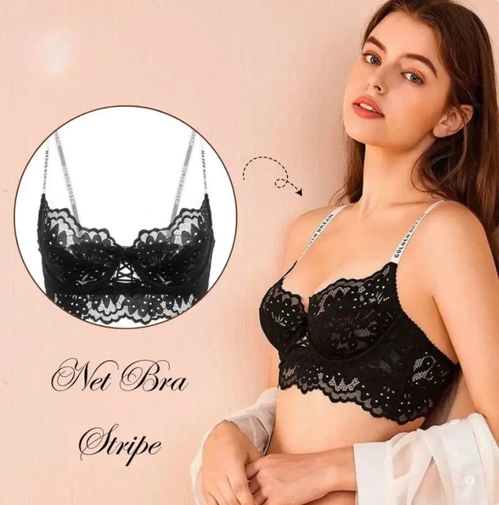 Net Stripe Bra Lish Blish