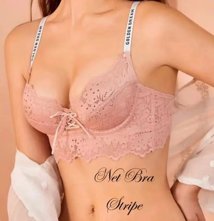 Net Stripe Bra Lish Blish